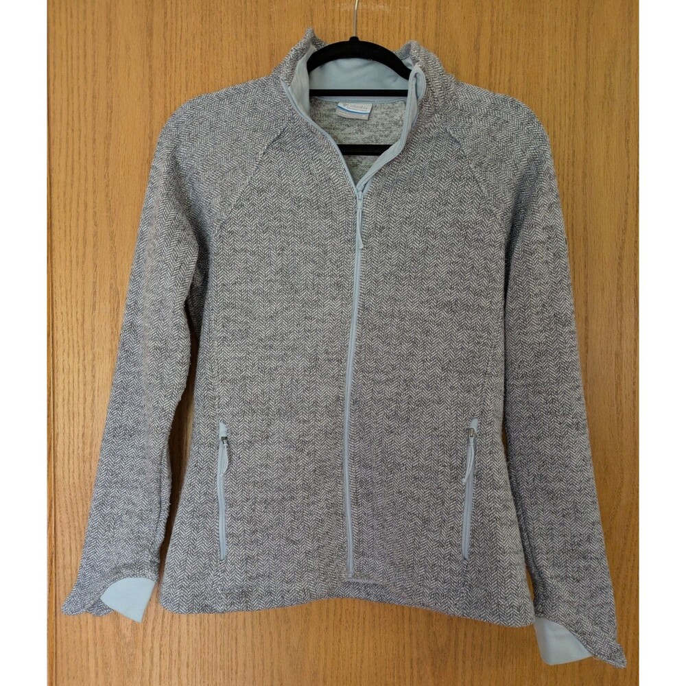 Columbia Womens Optic Got It II Heringbone Full Zip Jacket Mirage Size Medium